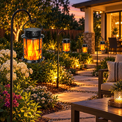 lampvero® 🔥☀️ Solar Flame Lantern
