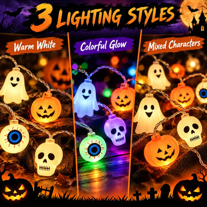 lampvero® 🎃👻 Halloween Glow String Lights