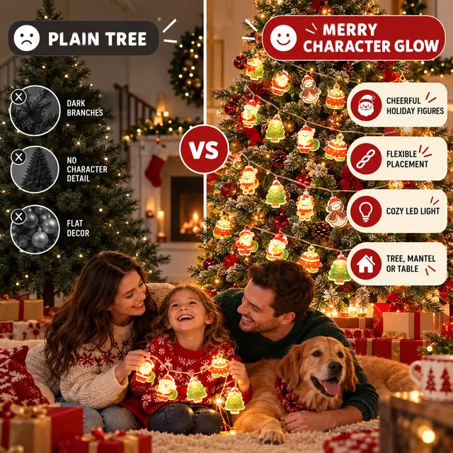 lampvero® 🎄✨ Christmas Character String Lights